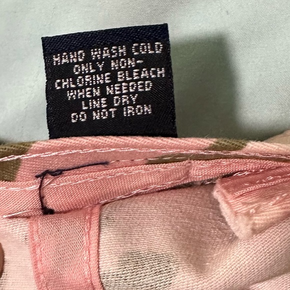 Sonoma Life-Style Cotton Pink Camo USA Baseball Hat - Picture 4 of 4